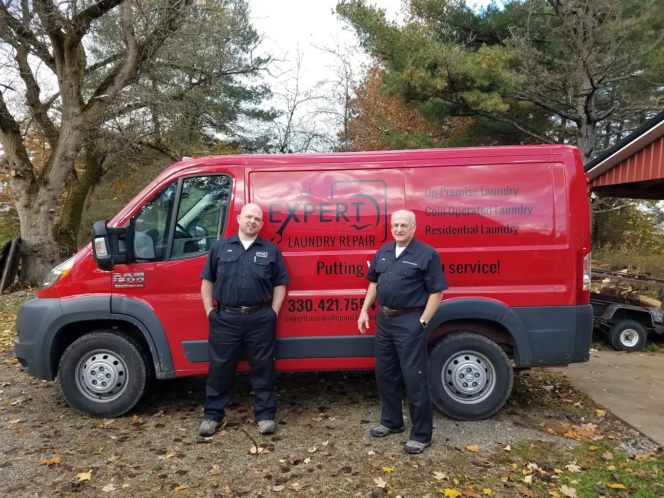 Laundry equipment service